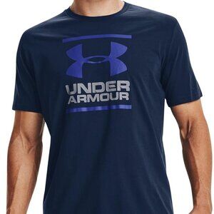 Navy Steel Xx-large Tall Charged Cotton Short-Sleeve T-Shirt with 4-Way Stretch